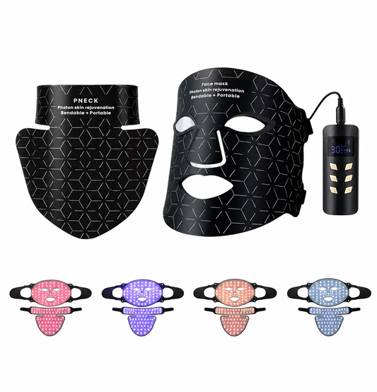 Masque LED visage — lumière rouge et infrarouge